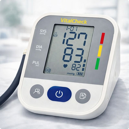 Vitalcheck Blood Pressure Monitor with Large Colour Screen
